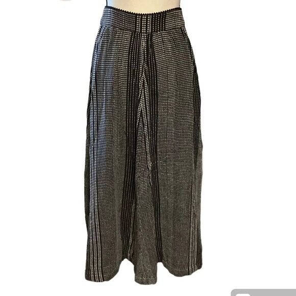 House‎ of Harlow x Revolve Jonah Maxi Skirt Black/White front Split Size XS - Picture 3 of 13